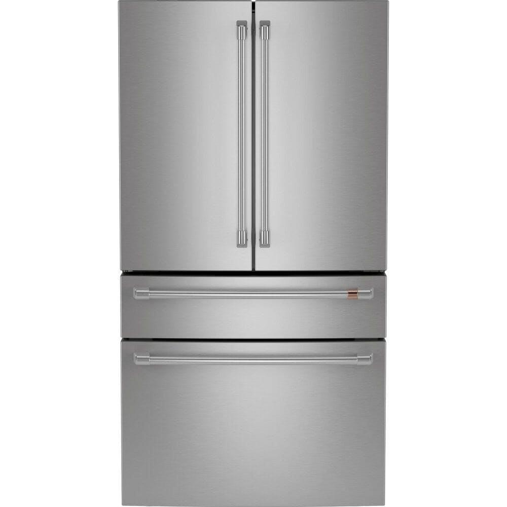 Cafe 23.2 Cu. Ft. Smart Counter-Depth French Door Refrigerator in Stainless Steel, , large