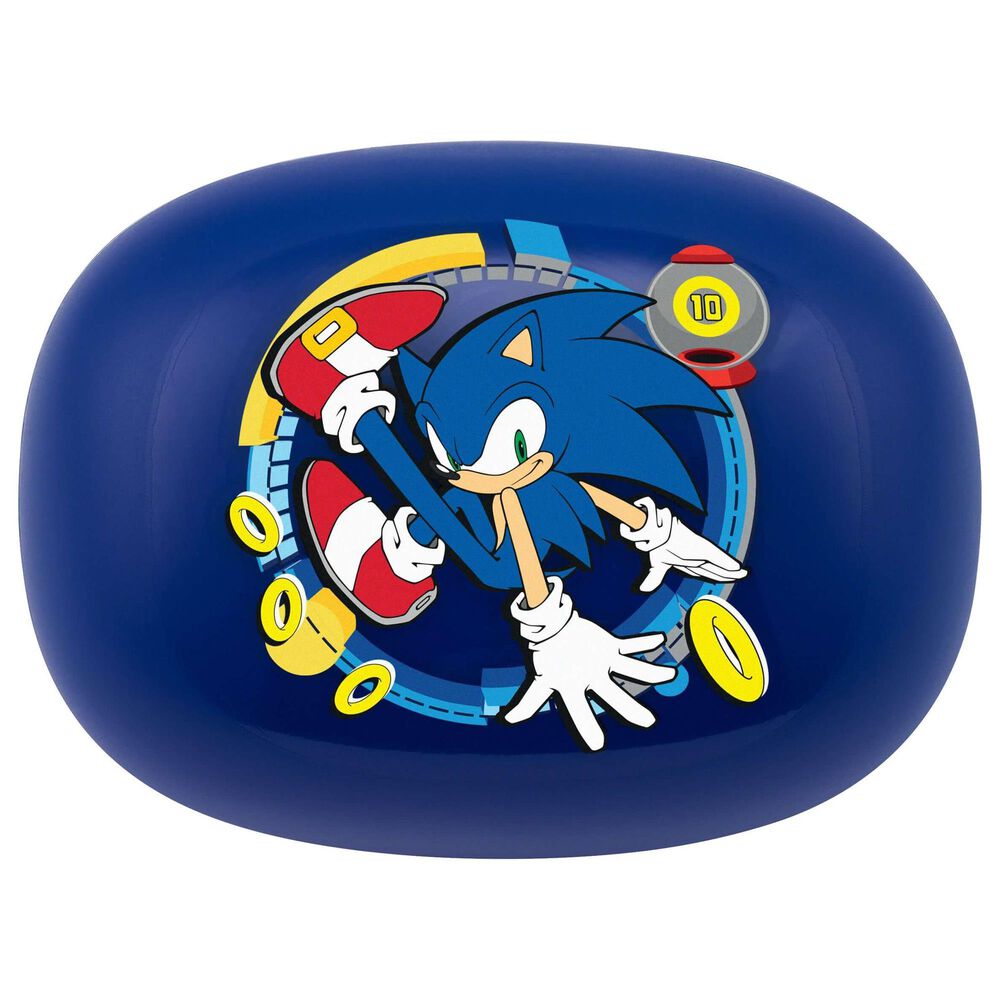 KIDdesigns Sonic the Hedgehog Bluetooth True Wireless Earbuds with Charging Case in Blue, , large