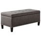 Hampton Park Shandra II Storage Bench in Charcoal, , large
