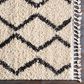 Surya Berber Shag BBE2303 5"3" x 7"3" Charcoal and Light Beige Area Rug, , large