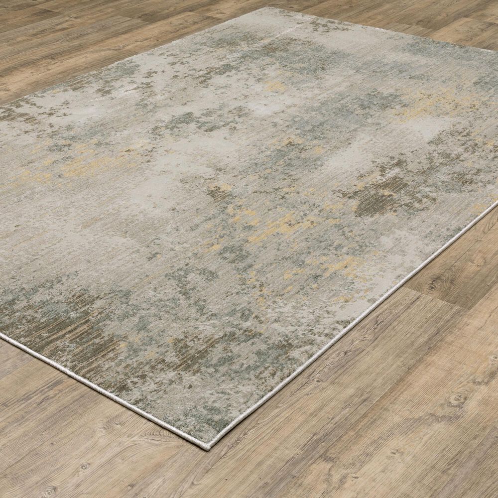 Oriental Weavers Mallory Beige and Yellow 3&#39;3&quot; x 5&#39; Area Rug, , large