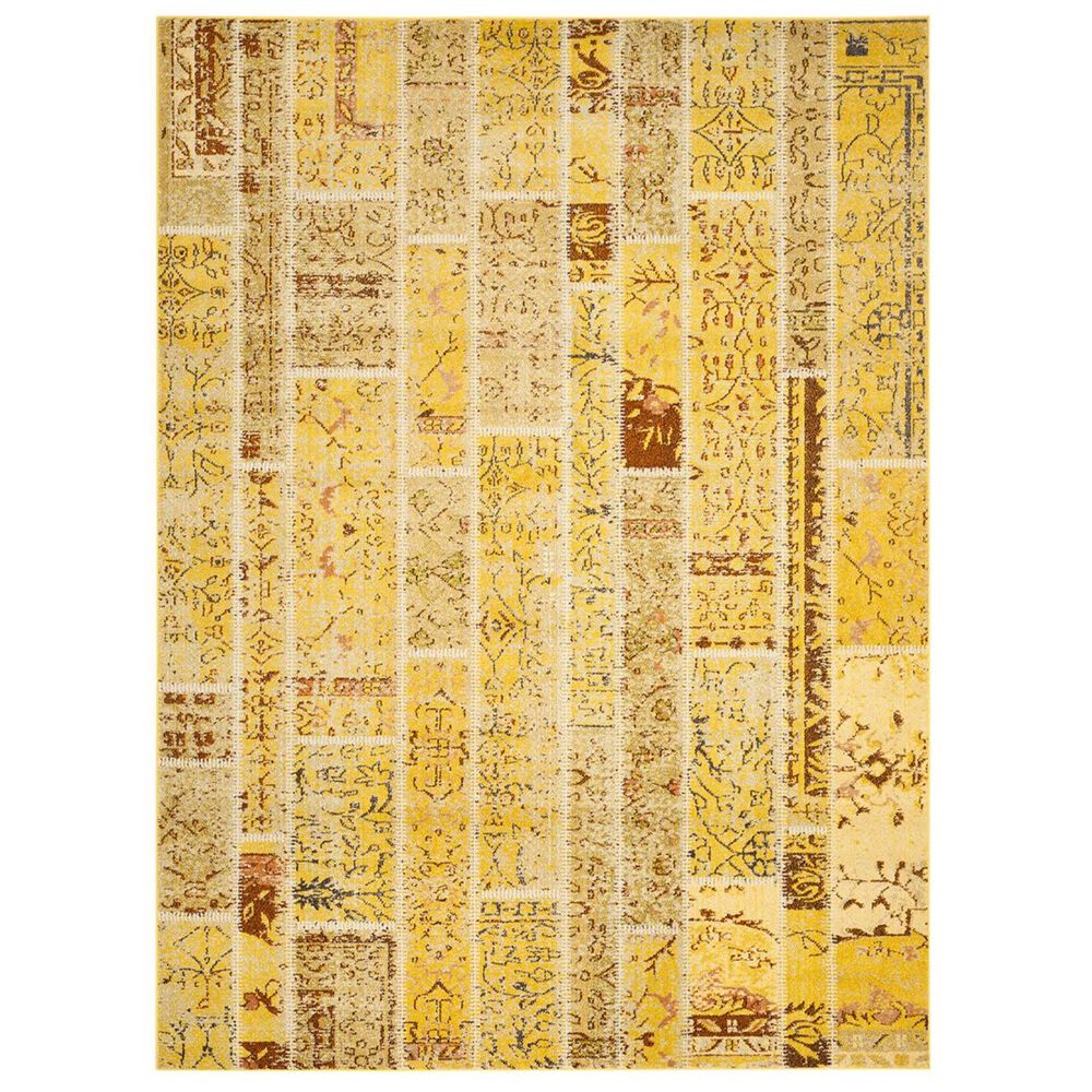 Safavieh Monaco MNC216K-4 4" x 5"7" Yellow/Multi Area Rug, , large