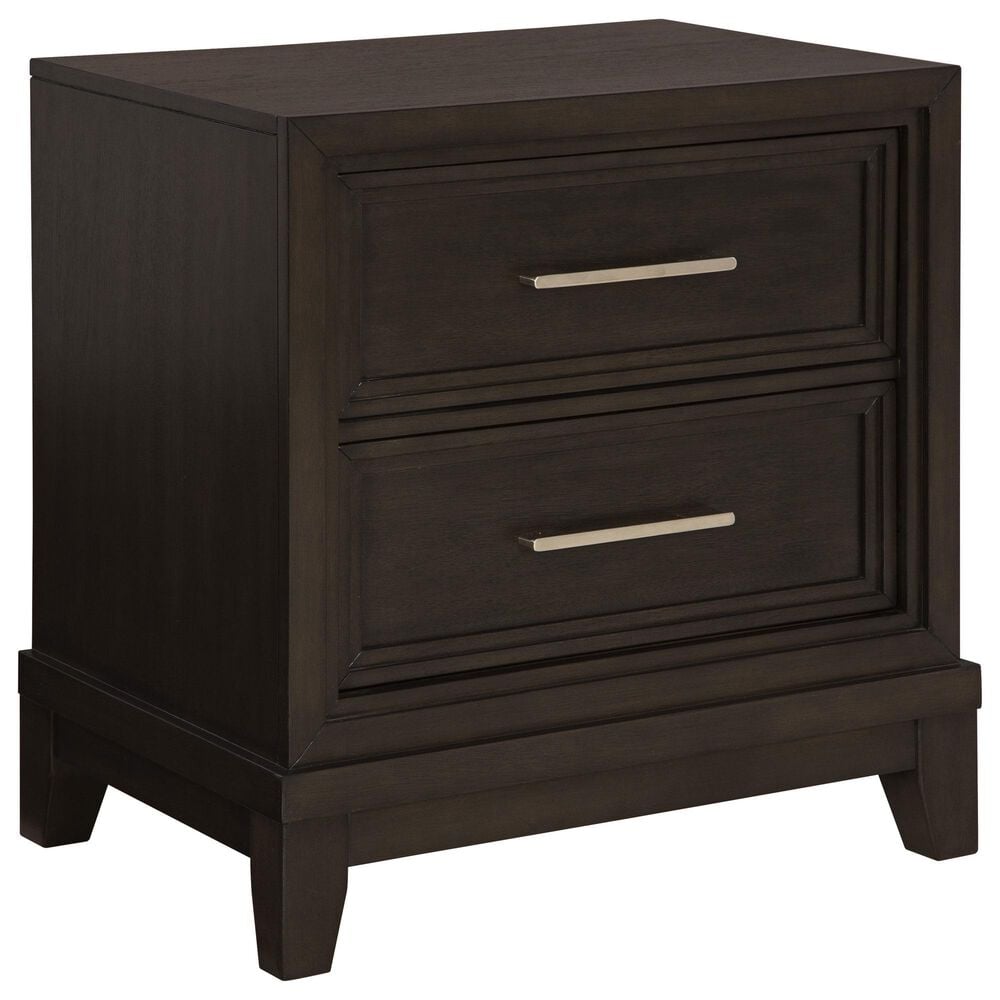 Ashley Neymorton 2-Drawer Nightstand in Dark Grayish Brown, , large