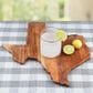India Handicrafts Inc 14" Wood Texas Chop Board in Brown, , large