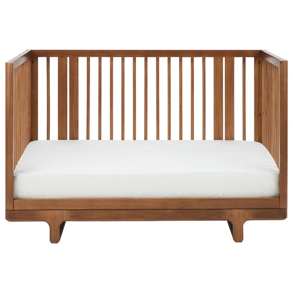 Maxi Cosi Embraced Forms Convertible Crib and Dresser 2-Piece Nursery Set in Chestnut, , large
