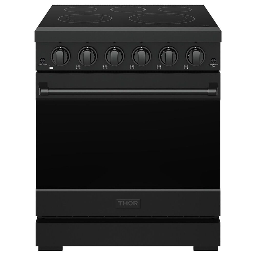 Thor Kitchen Gordon Ramsay Series 30" Professional Electric Range in Black, , large