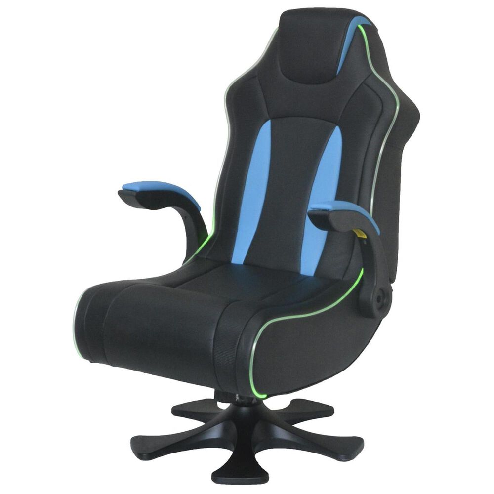 X-Rocker CXR3 Dual Audio Gaming Chair in Black/Teal, , large