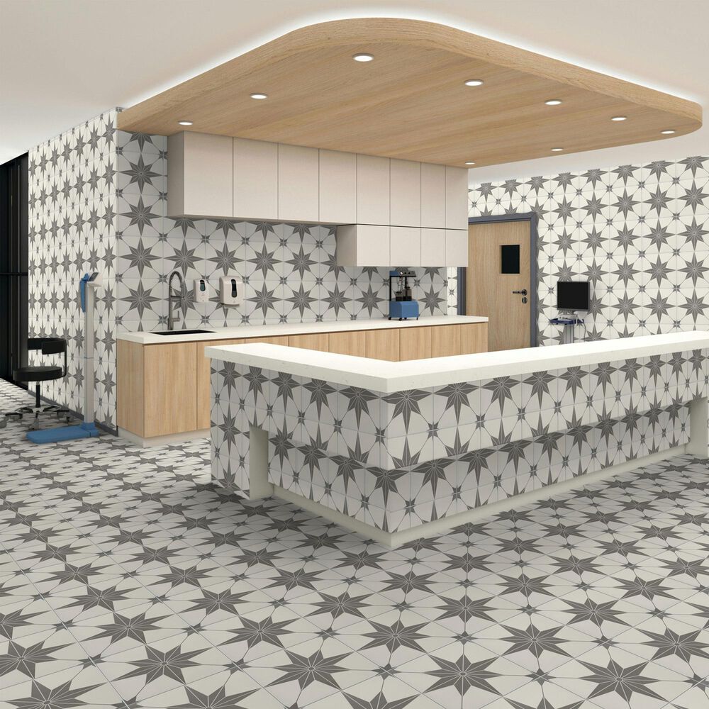 Dal-Tile Memoir Jewel Black 12" x 12" Matte Ceramic Tile, , large