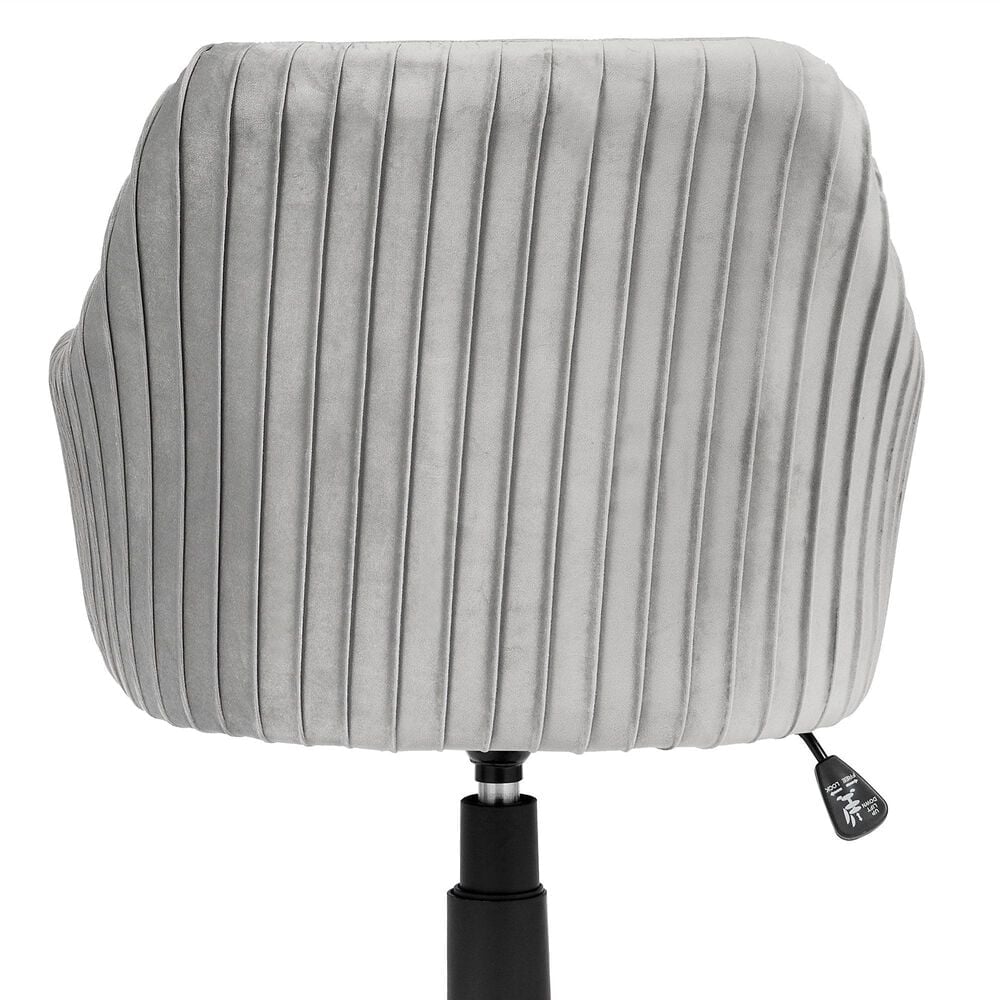 Impressions Vanity Adelyn Swivel Vanity Chair in Cool Grey, , large