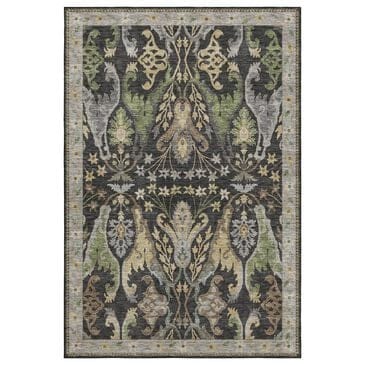 Dalyn Rug Company Hatay HY6 10" x 14" Black Area Rug, , large