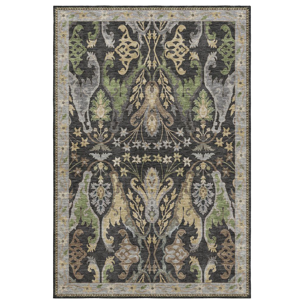 Dalyn Rug Company Hatay HY6 10" x 14" Black Area Rug, , large