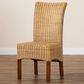 Baxton Studio Shamara Side Chair in Natural Brown and Walnut Brown, , large