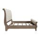 Belle Furnishings Americana Farmhouse 4 Piece Queen Sleigh Bedroom Set in Dusty Taupe and Black, , large