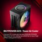 iBUYPOWER Slate Gaming PC Desktop | AMD Ryzen 7 8700F - 16GB RAM - AMD Radeon RX 7700 XT Graphic - 1TB SSD in Black, , large
