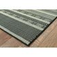 Oriental Weavers Luna 1802K 9"10" x 10"10" Black and Ivory Area Rug, , large