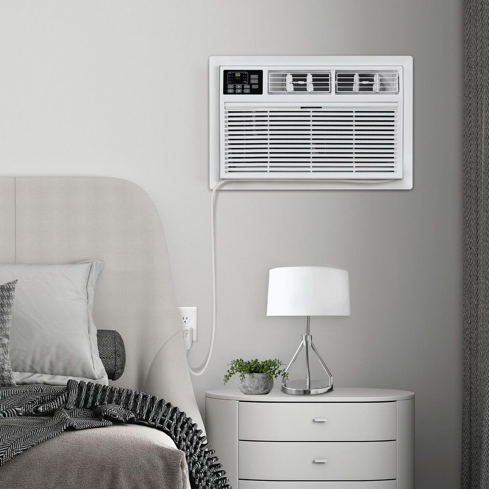 Whirlpool 14000 BTU Electronic Through the Wall Air Conditioner in White, , large