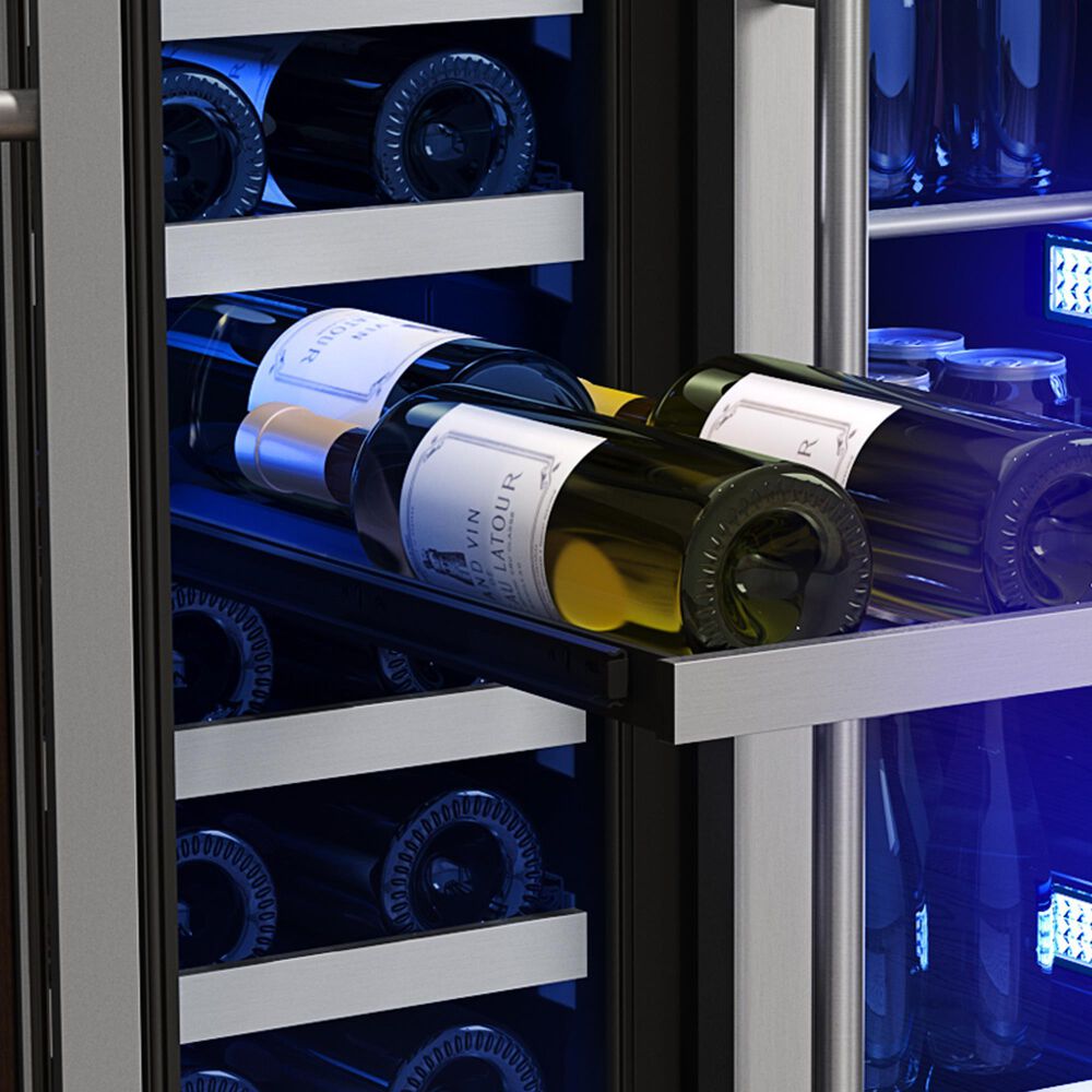 Zephyr 5.2 Cu. Ft. Dual Zone Wine and Beverage Cooler in Stainless Steel, , large