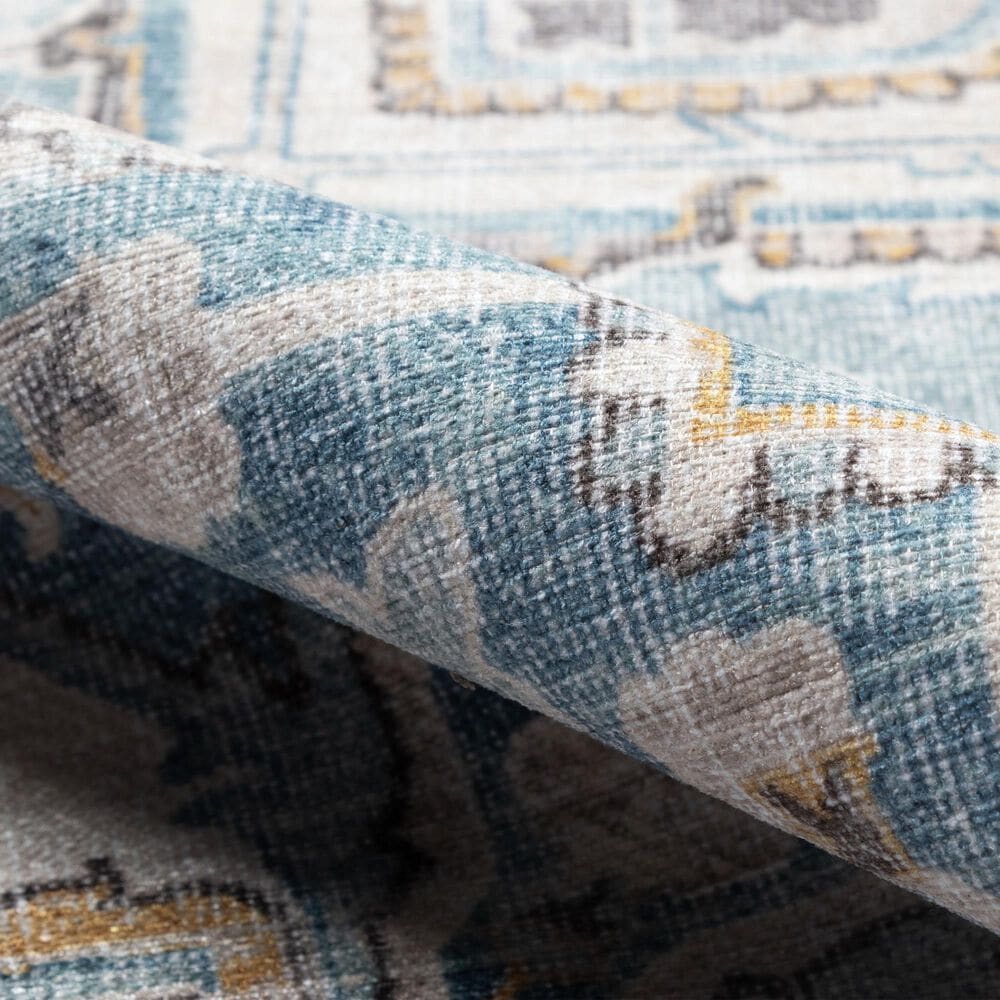 Momeni Afshar 8&#39;5&quot; x 12&#39; Light Blue Area Rug, , large