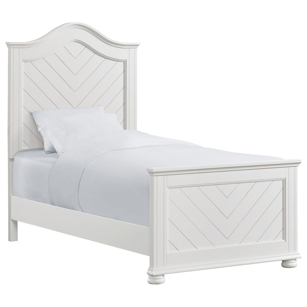 Mayberry Hill Kona 5 Piece Twin Bed Set in White, , large