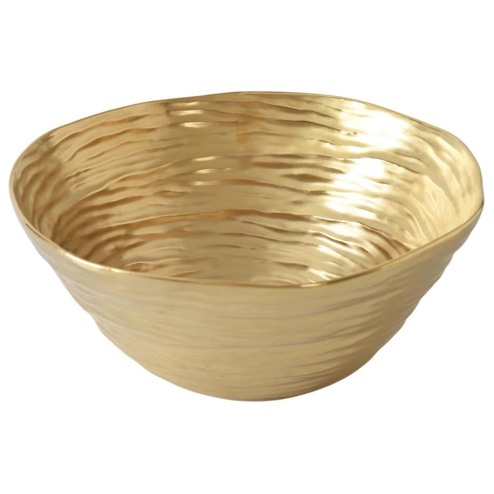 Pampa Bay Dorato Extra Large Bowl in Gold, , large