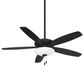 Minka-Aire Mojo 52" Ceiling Fan with LED Light in Coal, , large