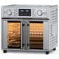 HOMLUX 26 Qt Large Air Fryer Toaster Oven in Silver, , large