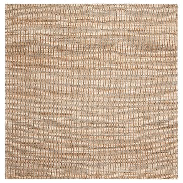 Safavieh Marbella 8" Square Natural and Ivory Area Rug, , large