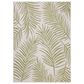 Loloi Easton Ivory and Green 4" x 6" Indoor/Outdoor Area Rug, , large