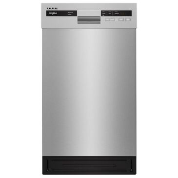 Whirlpool 18" Small-Space Compact Built-In Dishwasher in Stainless Steel, , large