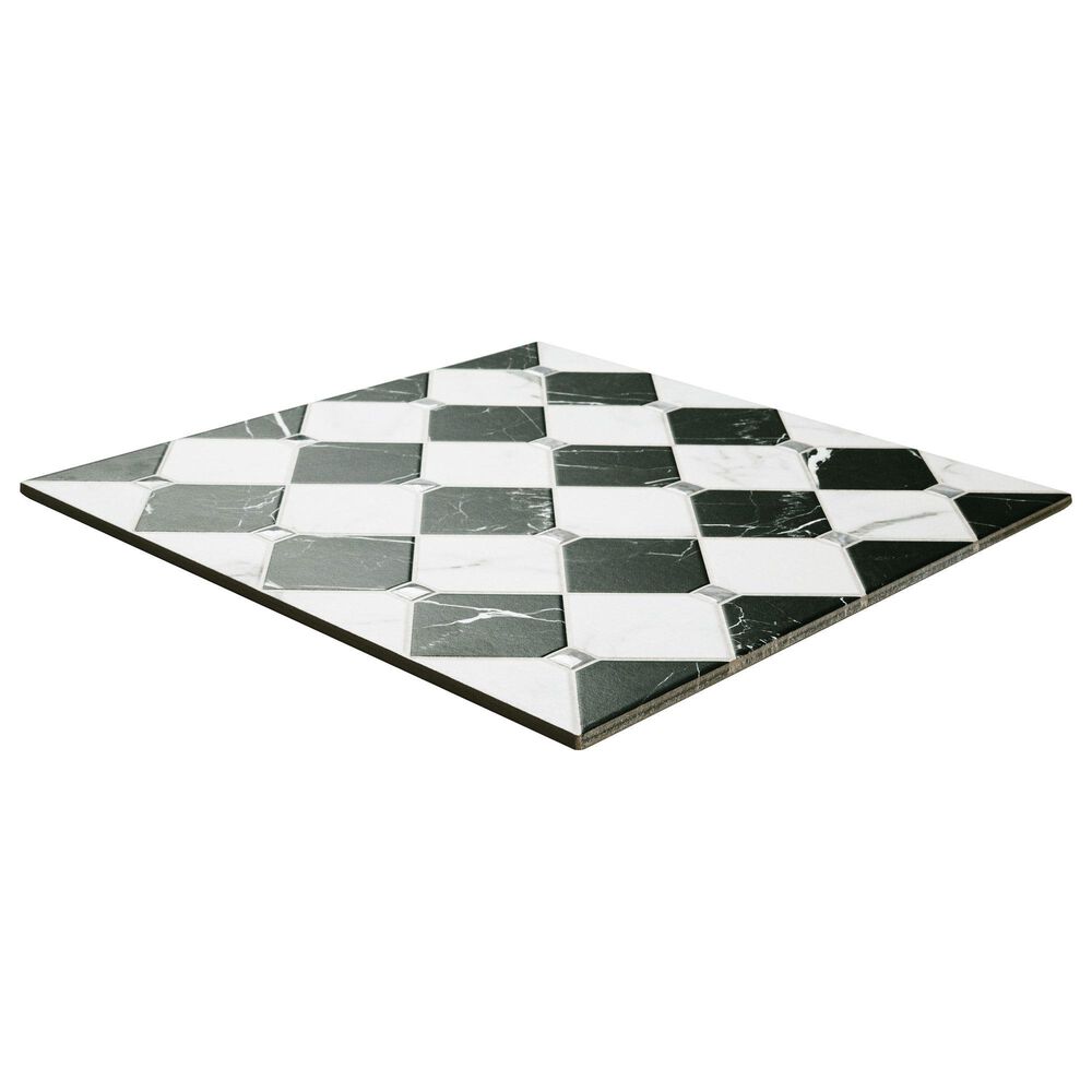 MS International Casa Tuxedo 17" x 17" Porcelain Tile, , large