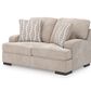 Ashley High Profile Stationary Loveseat in Taupe, , large