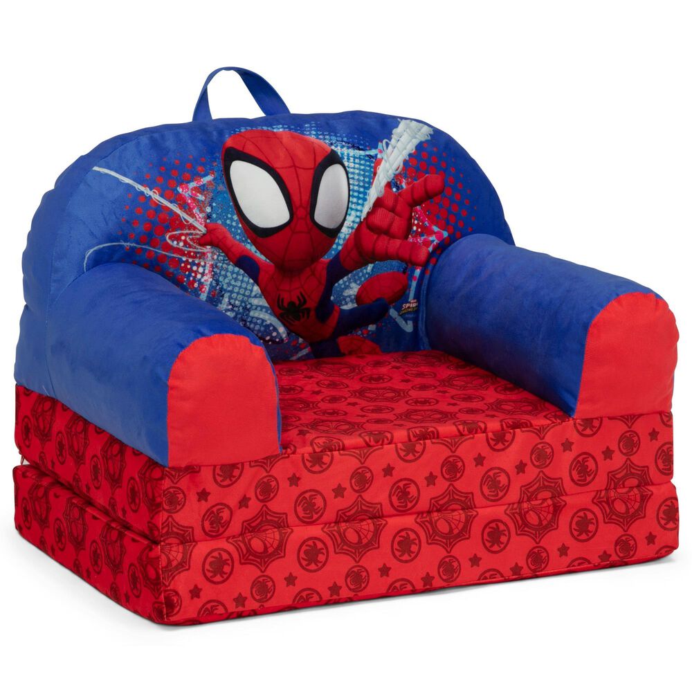 Delta Children Spidey and His Amazing Friends Cozee Buddy Flip-Out Chair in Red, , large