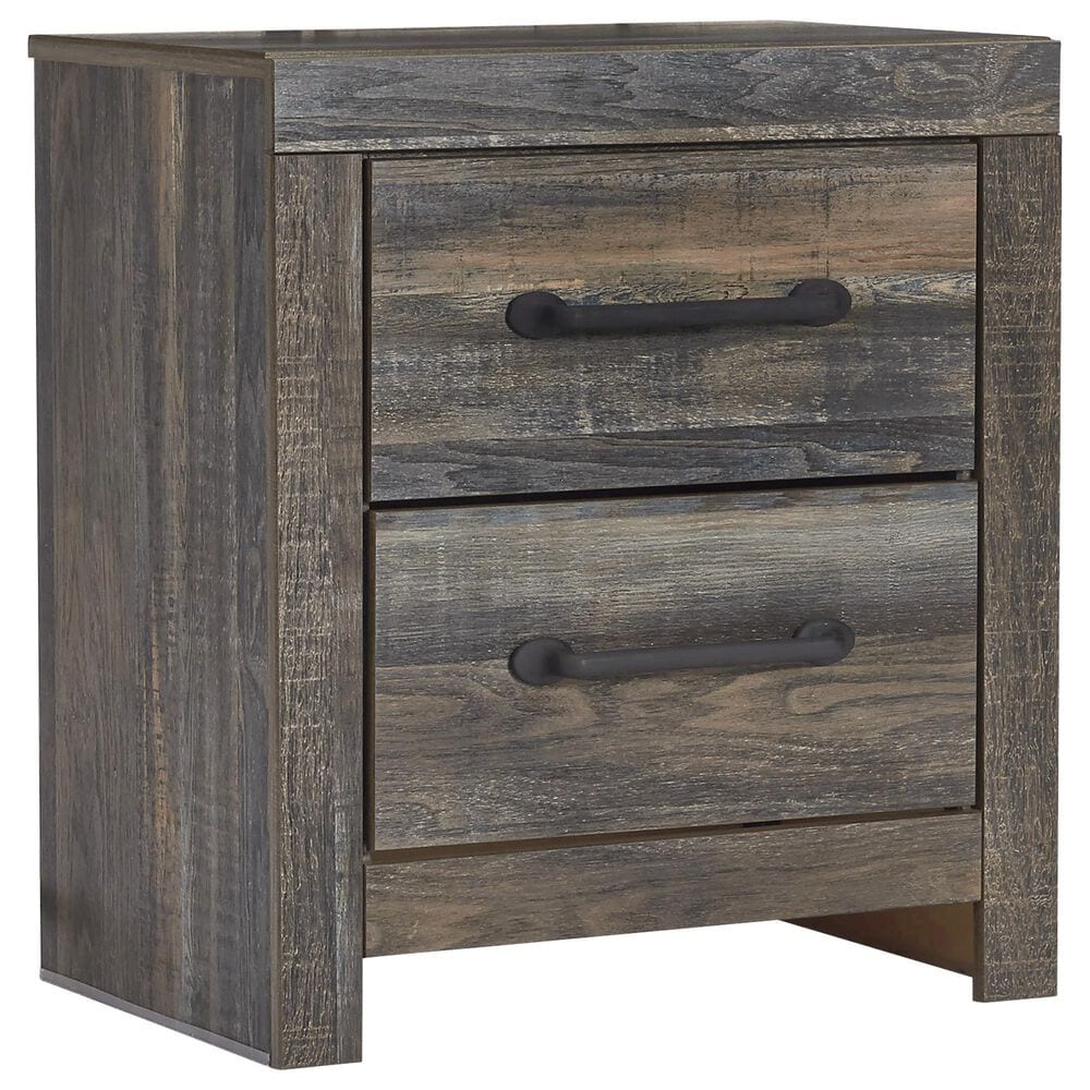 Ashley Drystan 5-Piece Full Storage Bedroom Set in Brown Rustic, Burnt Orange and Teal, , large