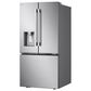 LG 24.5 Cu. Ft. 3-Door French Door Refrigerator in Stainless Steel, , large