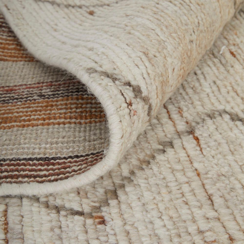 Feizy Kasbah 5&#39;6&quot; x 8&#39;6&quot; Ivory, Tan and Orange Area Rug, , large