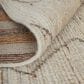Feizy Kasbah 5"6" x 8"6" Ivory, Tan and Orange Area Rug, , large