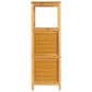 Household Essentials 3-Tier Slatted Shelf with Crates in Natural, , large