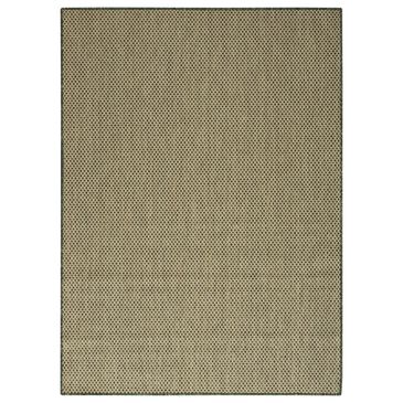 Nourison Courtyard Green 5" x 7" Indoor/Outdoor Area Rug, , large