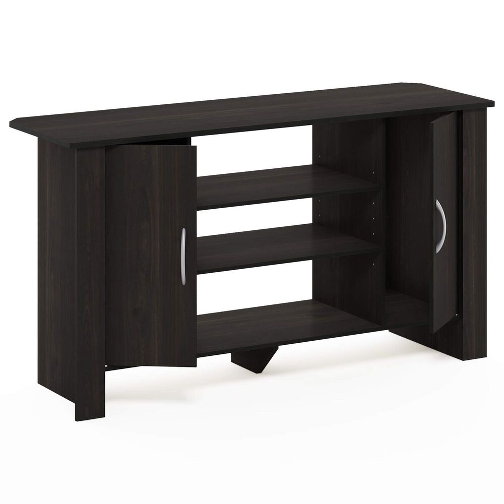 HOMLUX 42.1" Modern TV Stand Entertainment Center with 2-Door in Espresso, , large
