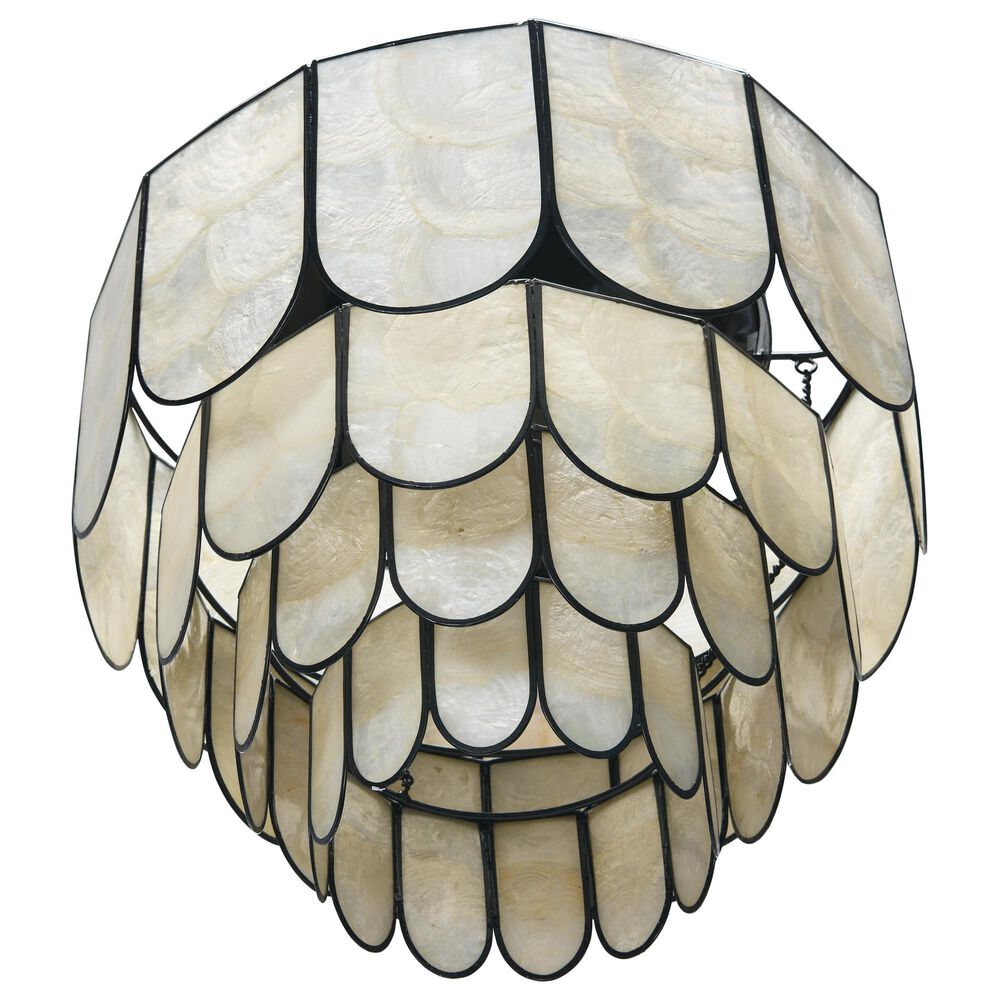 Creative Coop Gatsby 4-Tier Flush Mount in Black, , large