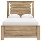 Ashley Brozmont Full Panel Platform Bed in Tan, , large