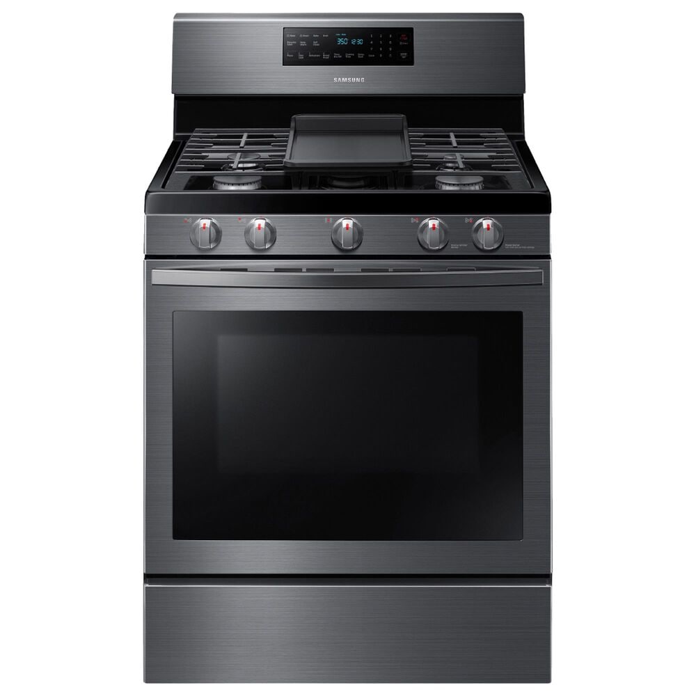 Samsung 30" Freestanding Gas Range with Convection in Black Stainless Steel, , large