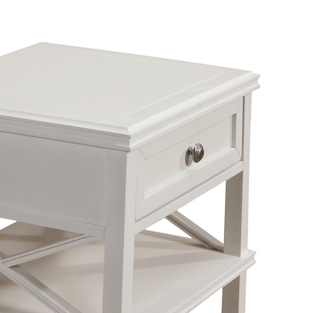 Alpine Furniture Potter Nightstand in White Nebraska Furniture Mart