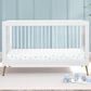 Delta Sloane 4-In-1 Acrylic Convertible Crib in Bianca White and Melted Bronze, , large