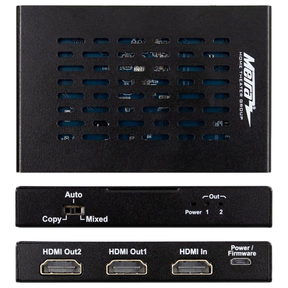 Helios HDMI Splitter with 1 Input and 2 Outputs, , large