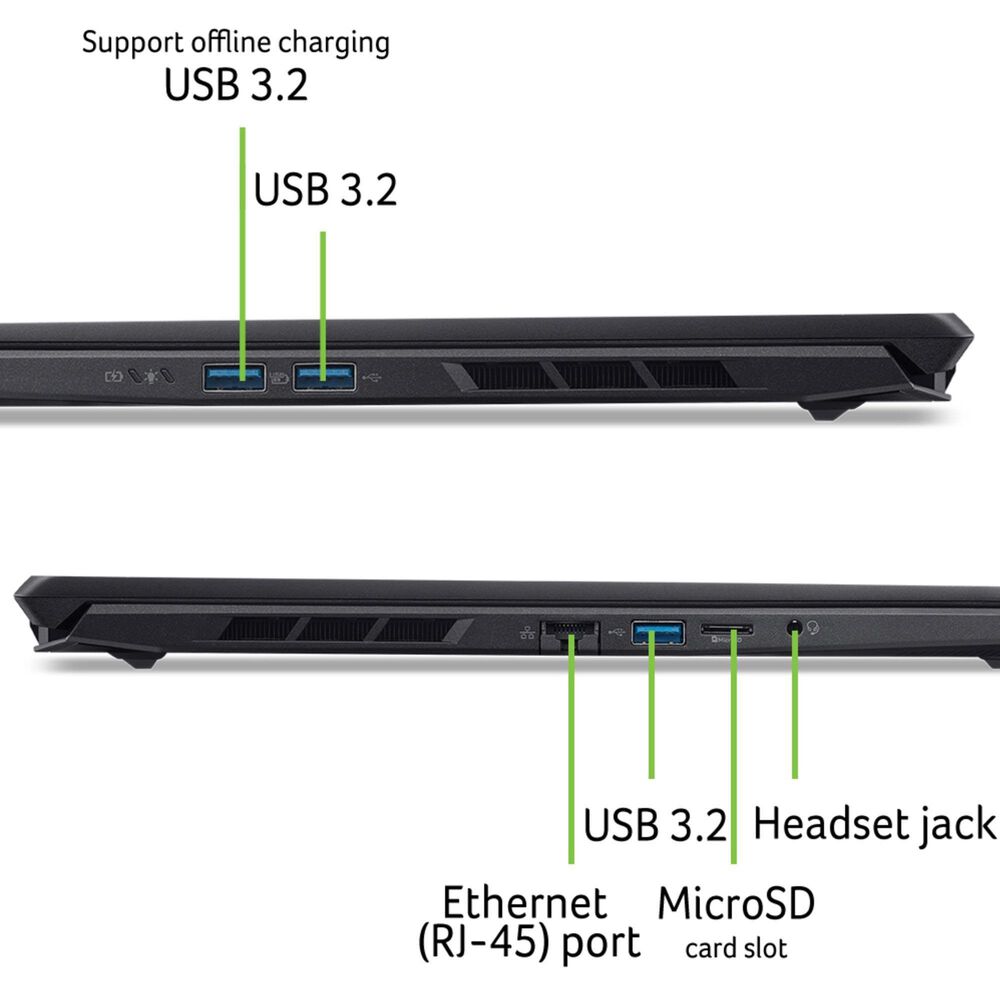 Acer Nitro V 16S Gaming Laptop | Intel Core 7 240H - 16GB RAM - 1TB SSD in Black, , large