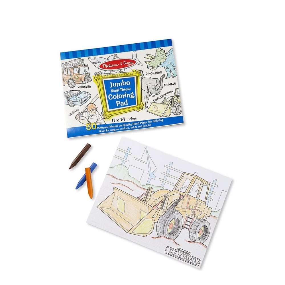 Melissa & Doug Jumbo Coloring Pad - Blue, , large