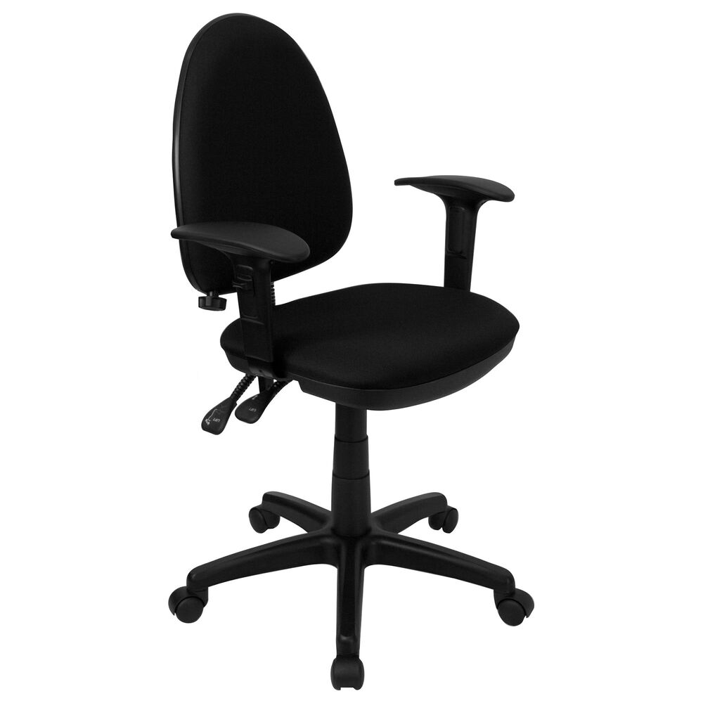 Flash Furniture Swivel Task Chair in Black, , large