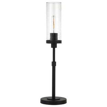 Hudson and Canal Frieda Table Lamp in Black with Clear Glass, , large