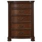 Ashley Lavinton 5-Drawer Chest in Cherry Brown, , large